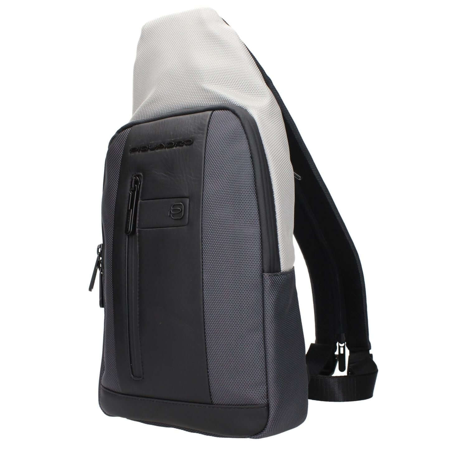 Piquadro Gray Fabric Backpack