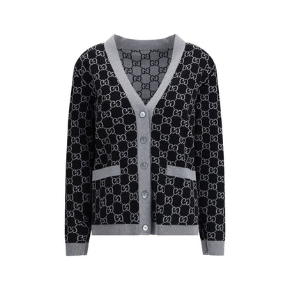 Gucci Black Wool Cardigan