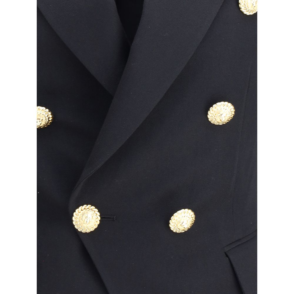 Balmain Black Wool Blazer