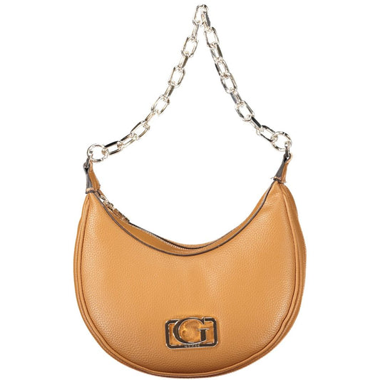 Guess Jeans Marrone Poliuretano Women Handbag
