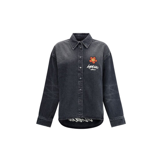 Kenzo Black Denim Shirt