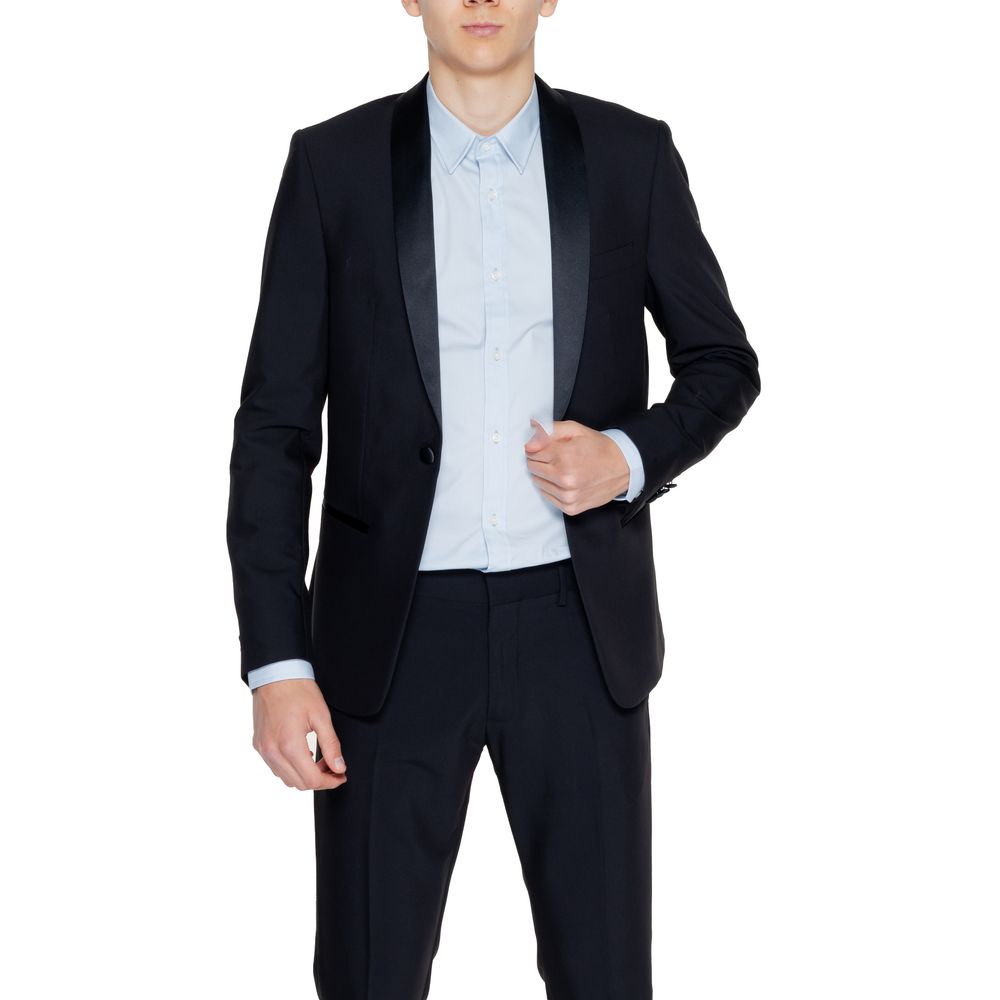 Antony Morato Black Polyester Blazer