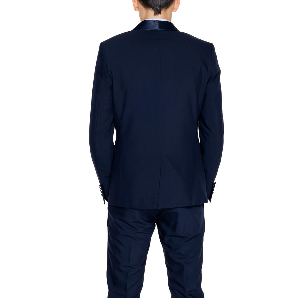 Antony Morato Blue Polyester Blazer
