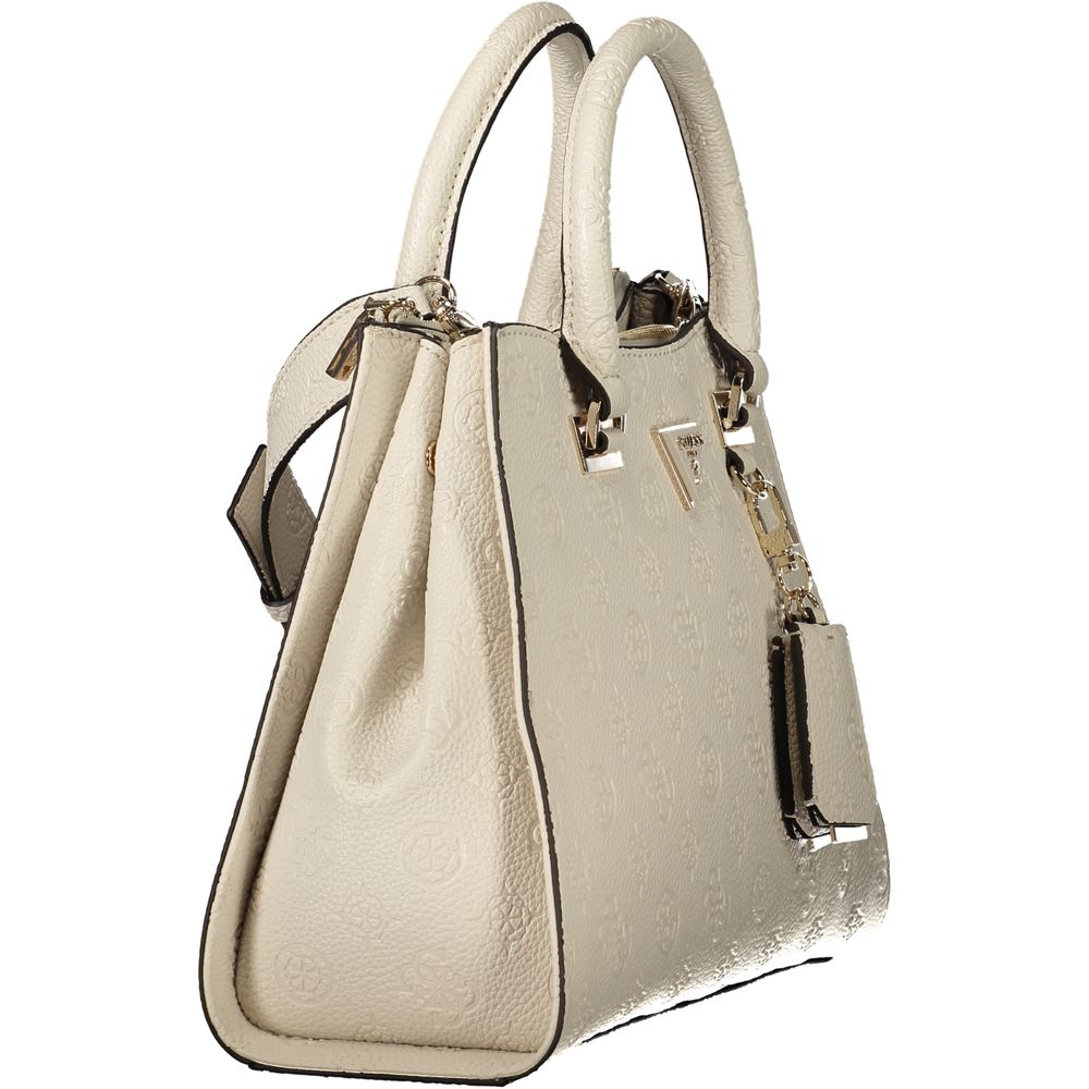 Guess Jeans Beige Polyurethane Women's Handbag