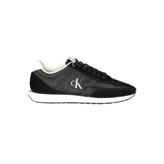 Calvin Klein Black Polyester Men Sneaker