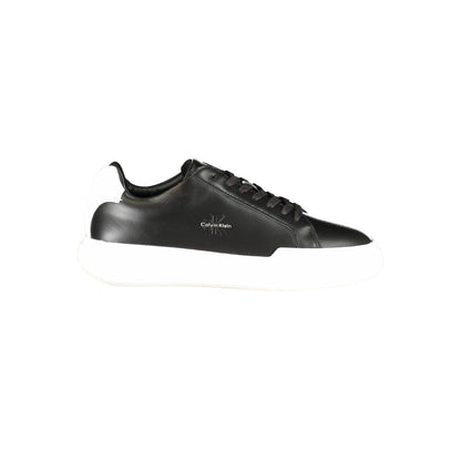 Calvin Klein Black Leather Men Sneaker