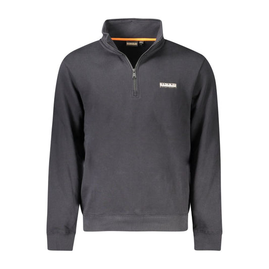 Napapijri Black Cotton Mens Sweatshirt