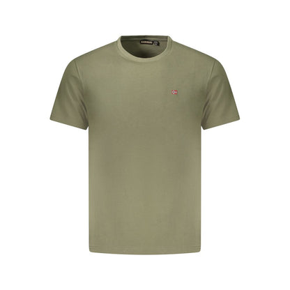 Napapijri Green Cotton Men T-Shirt