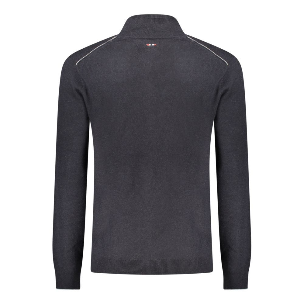 Napapijri Black Wool Mens Sweater
