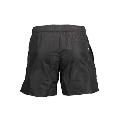 Karl Lagerfeld Black Polyester Men's Swim Boxer