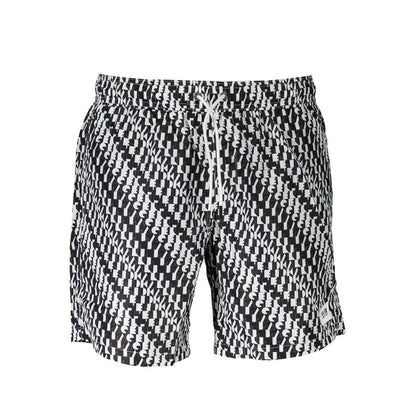 Karl Lagerfeld White Polyester Men Swim Boxer