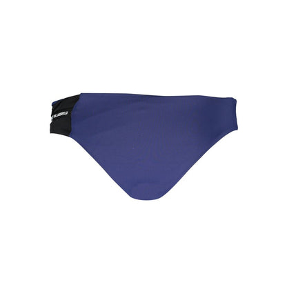 Karl Lagerfeld Blue Polyamide Women's Swim Brief