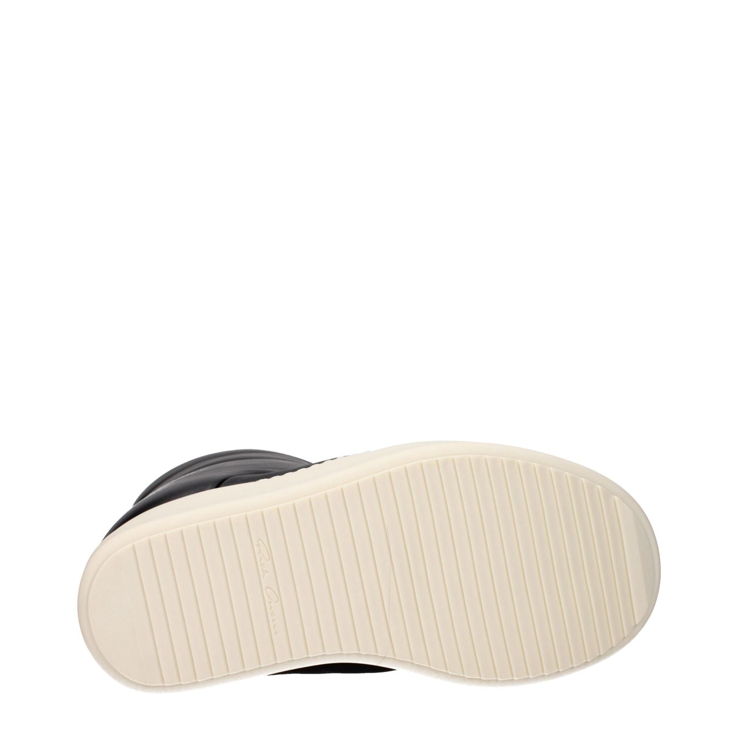 Rick Owens Black Leather Ankle Boots