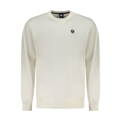 North Sails Bianco Cotton Men Sweatshirt