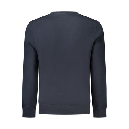 Hugo Boss Blu Cotton Men Sweatshirt
