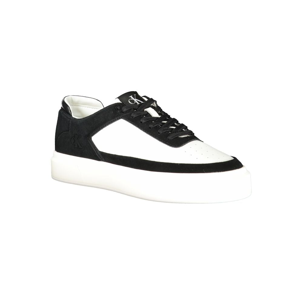 Calvin Klein Bianco Polyurethane Men Sneaker
