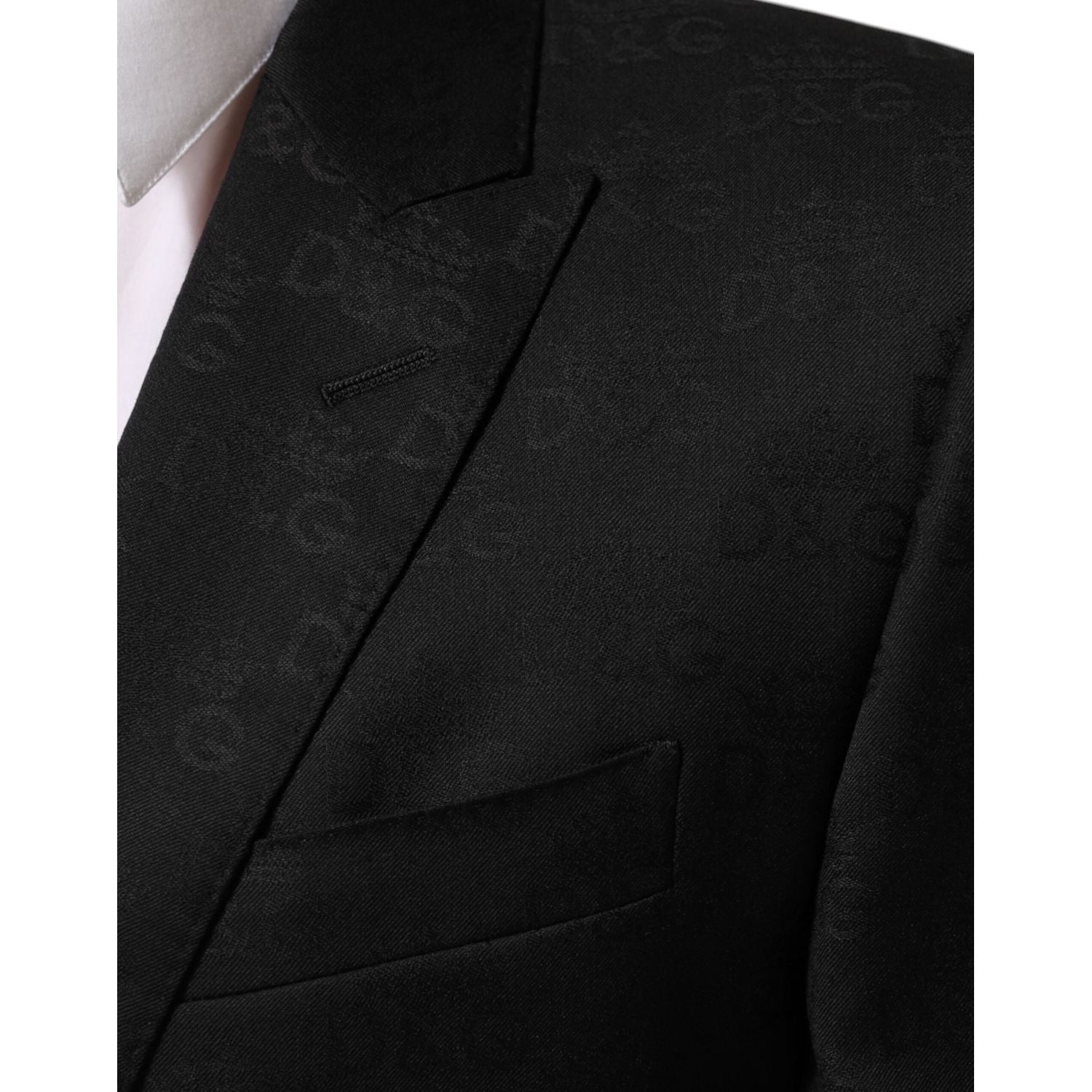 Dolce & Gabbana Black MARTINI 2 Buttons Suit Jacket Blazer