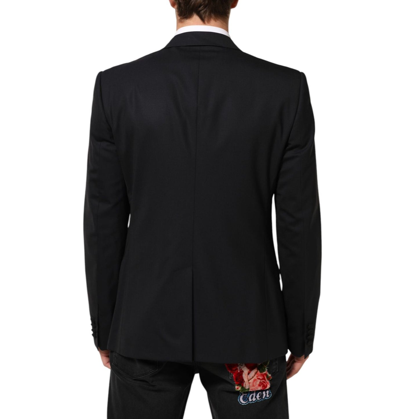 Dolce & Gabbana Black Bee MARTINI 2 Button Men Suit Blazer