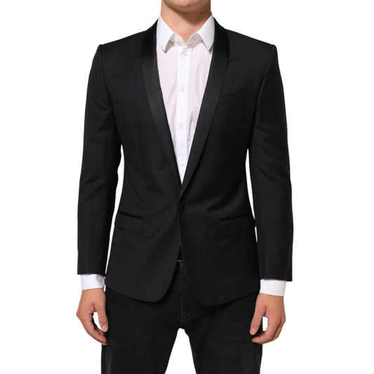 Dolce & Gabbana Black GOLD 1 Button Suit Jacket Men Blazer