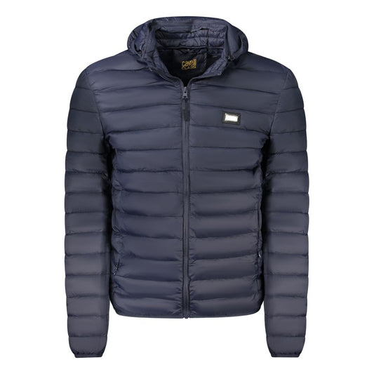 Cavalli Class Blu Polyester Men Jacket