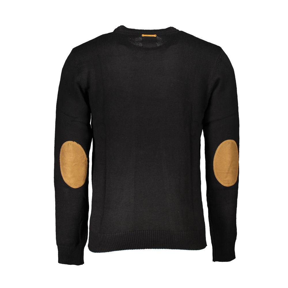 Gianmarco Venturi Black Cotton Men's Sweater