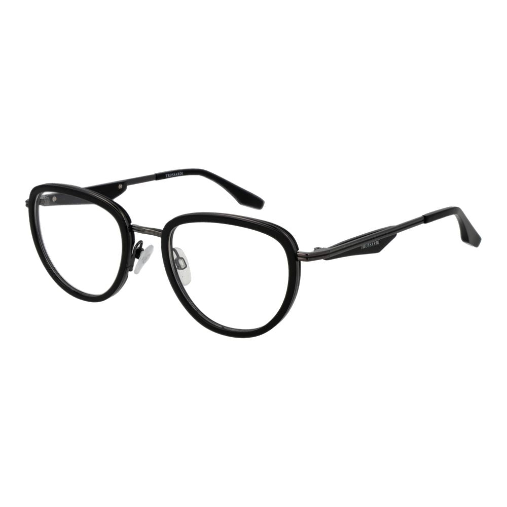 Trussardi Black Metal & Plastic Glasses (Frames)