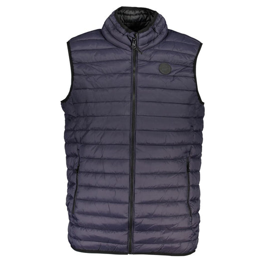 Gianmarco Venturi Blu Poliammide Men's Gilet