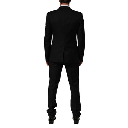 Dolce & Gabbana Black 2 Buttons Jacket Formal 2 Piece Suit