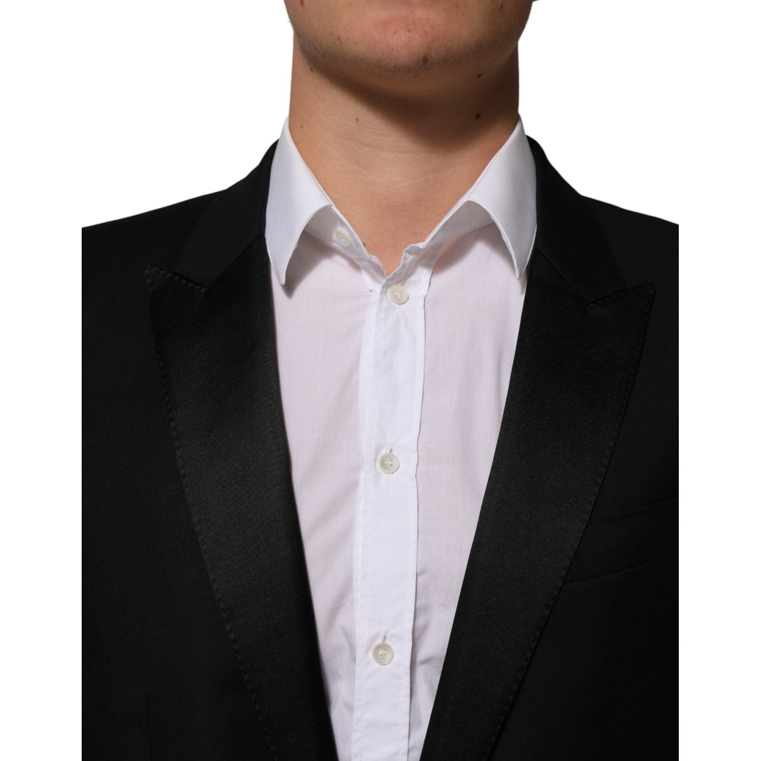 Dolce & Gabbana Black 2 Buttons Jacket Formal 2 Piece Suit