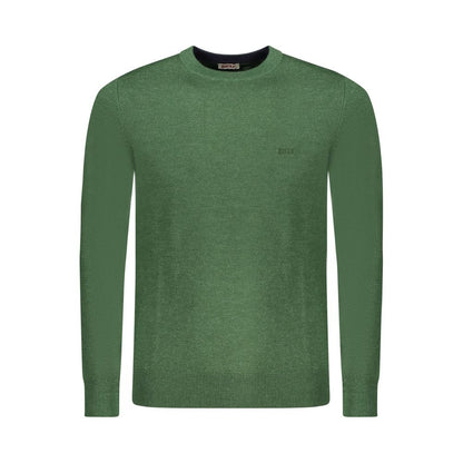 Rifle Green Wool Men Sweater