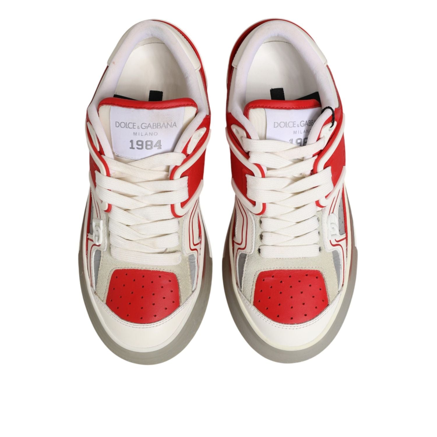 Dolce & Gabbana Multicolor Leather Custom 2.Zero Sneakers Shoes