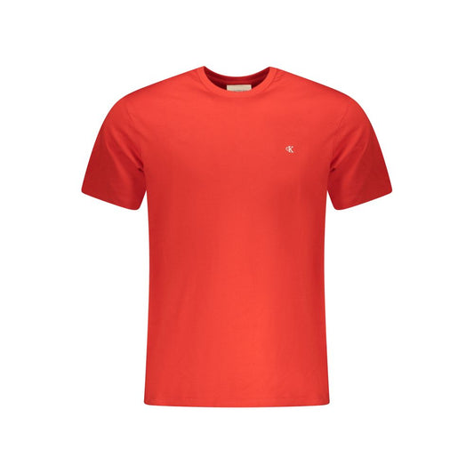 Calvin Klein Rosso Cotton Mens T-Shirt