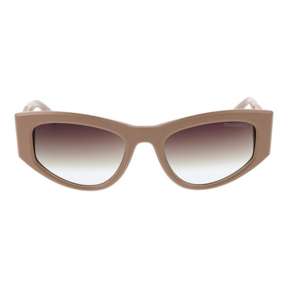 Trussardi Beige Acetate Sunglasses
