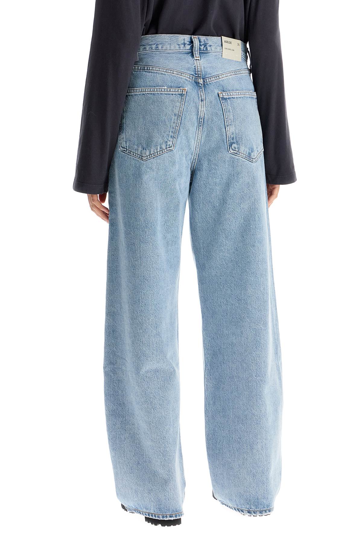 Agolde curved leg jeans for a Jeans Agolde