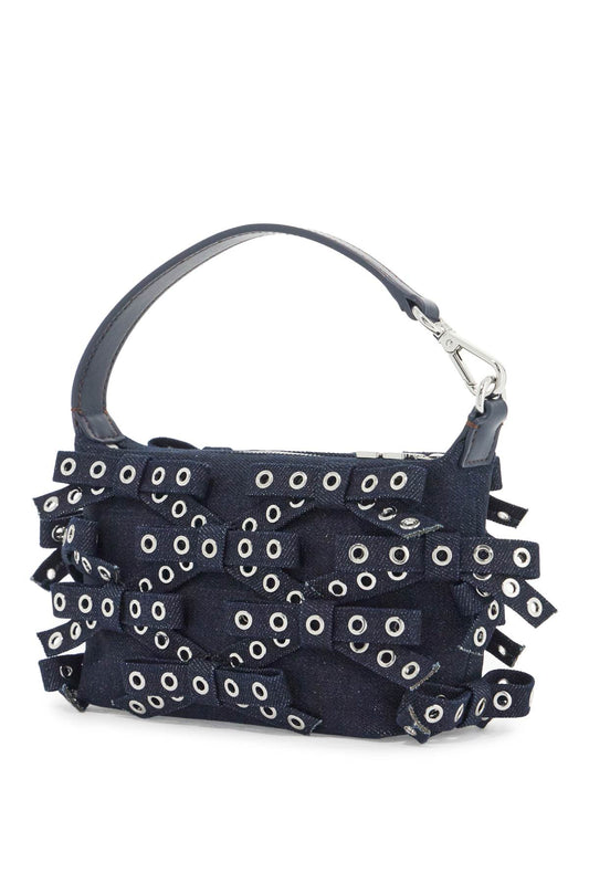 Ganni mini bow eyelet butterfly bag Shopper Ganni