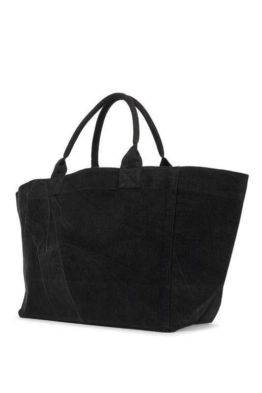 Ganni denim  organic cotton denim tote bag Shopper Ganni