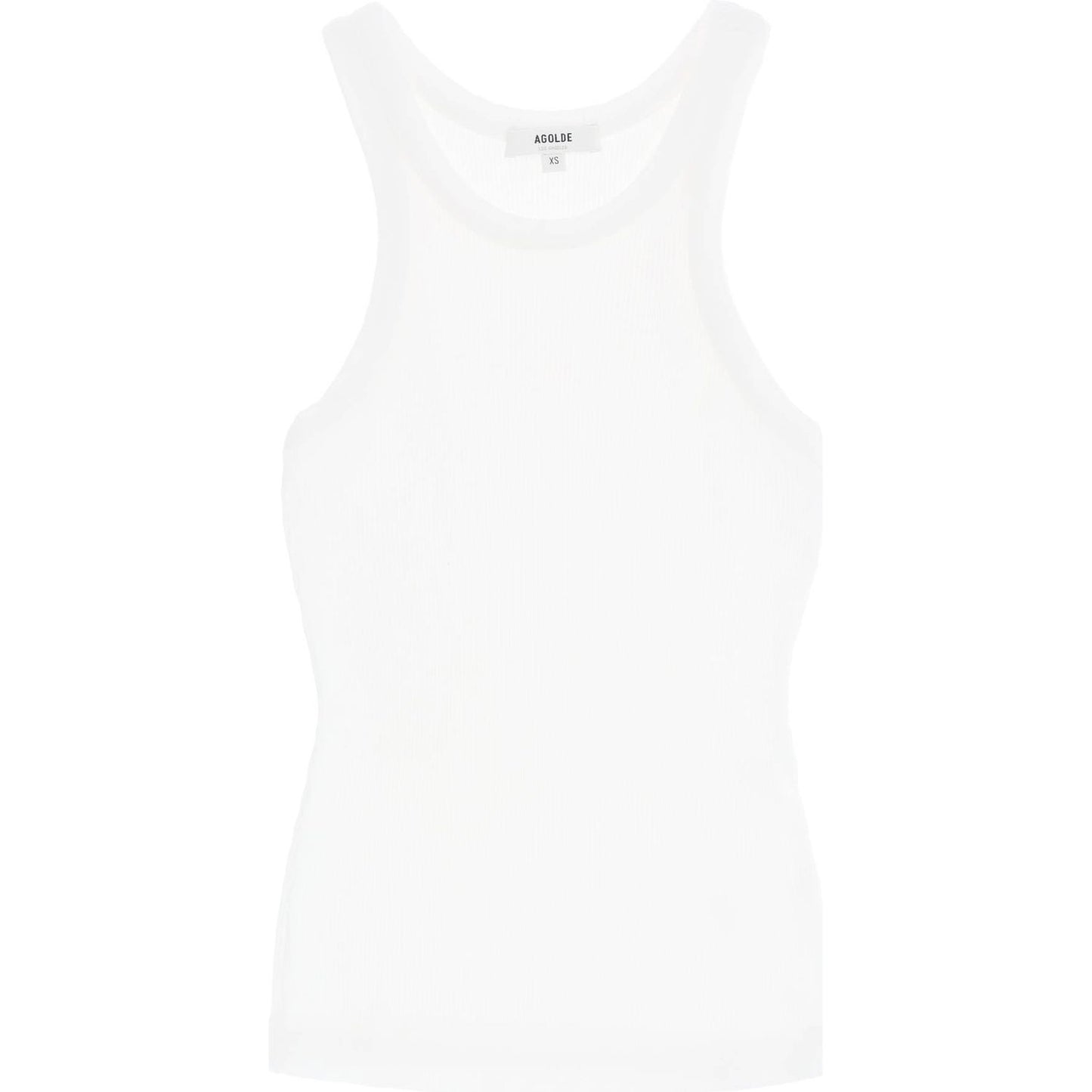 Agolde "ribbed sleeveless top b Topwear Agolde