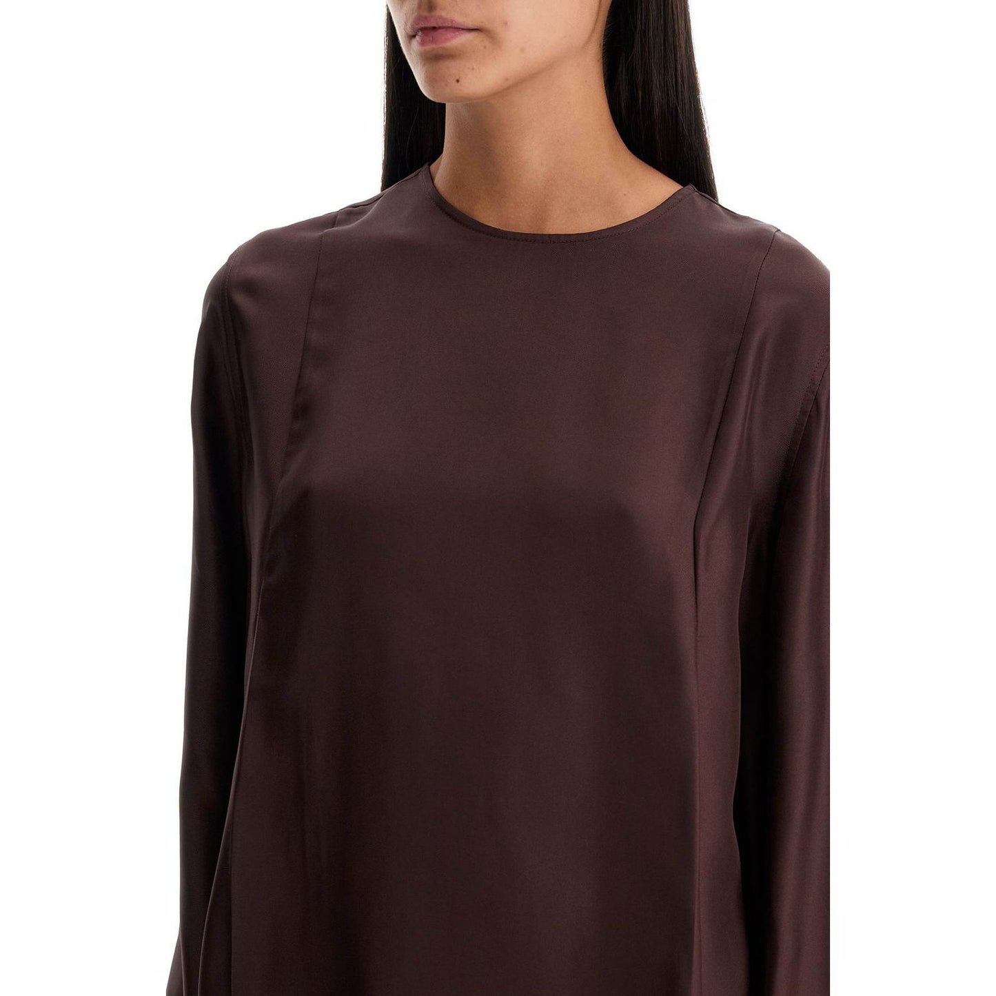 Loulou Studio silk adalyn blouse Topwear Loulou Studio