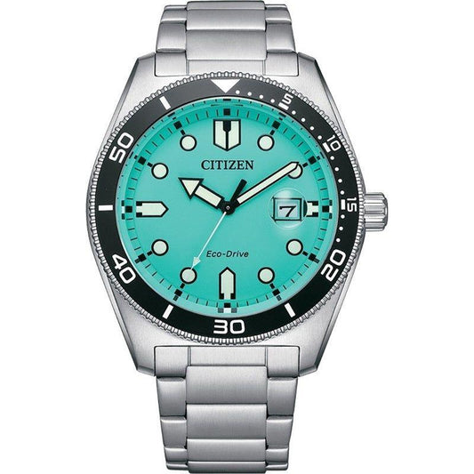 CITIZEN Mod. OF COLLECTION - MARINE 1760 Eco Drive - Aqua Blue WATCHES CITIZEN