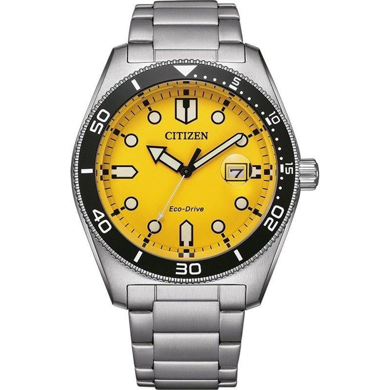 CITIZEN Mod. OF COLLECTION - MARINE 1760 Eco Drive - Yellow WATCHES CITIZEN