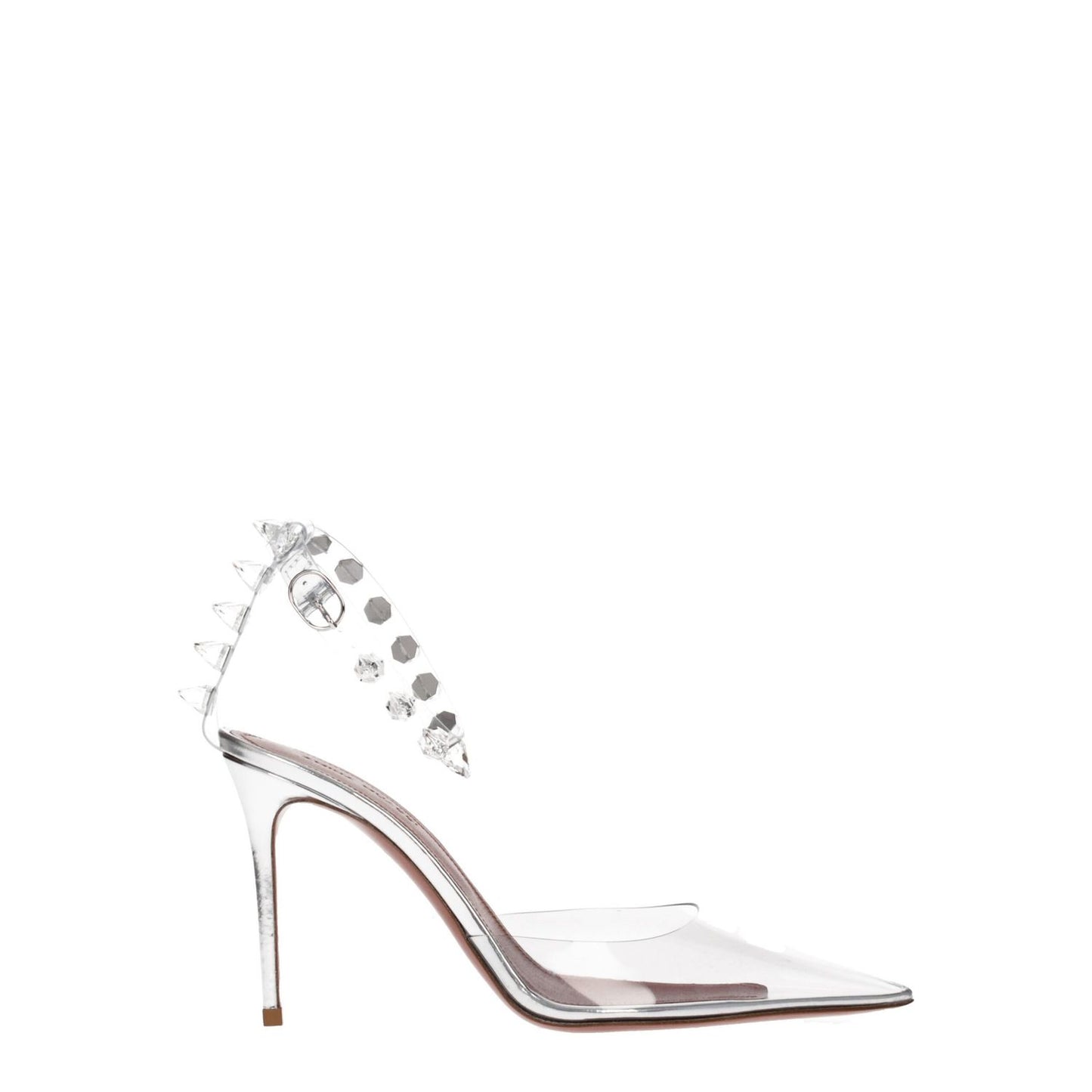 Amina Muaddi Transparent Pvc High Heel Pumps