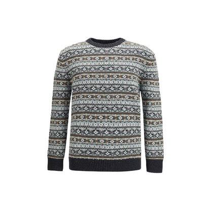 Brooksfield Multicolor Wool Sweatshirt