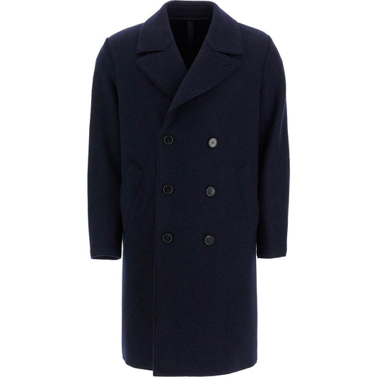 Harris Wharf London double-breasted wool coat in boiled Jackets Harris Wharf London