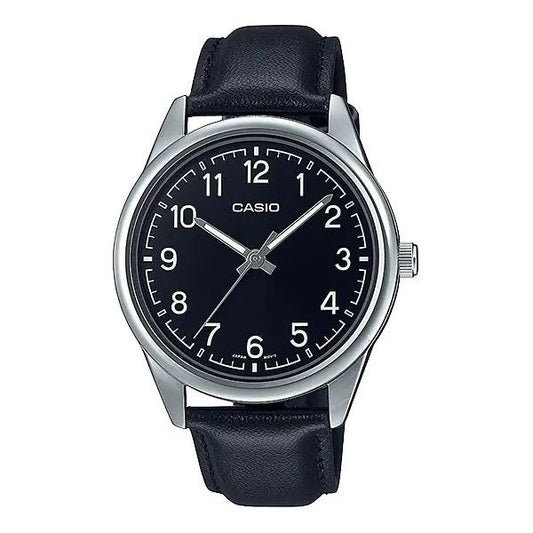 CASIO COLLECTION Mod. CASUAL. LEATHER - BLACK CASIO COLLECTION & VINTAGE