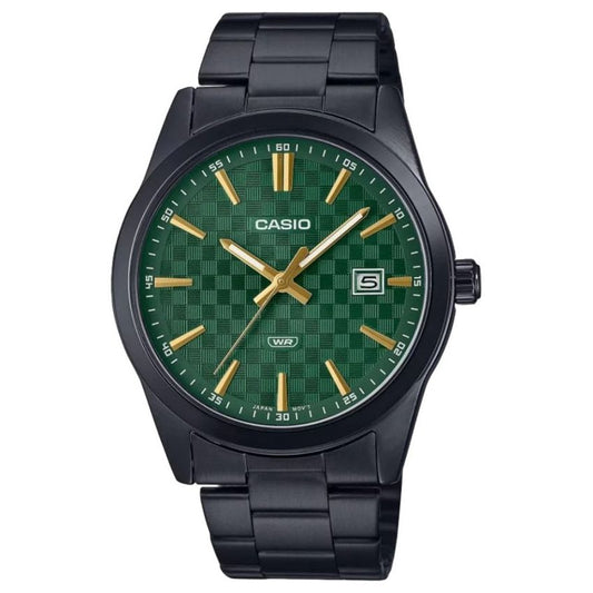 CASIO COLLECTION Mod. DATE - CARBON LOOK - GREEN WATCHES