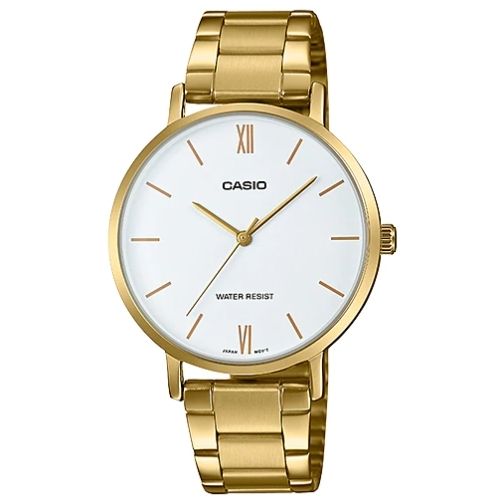 CASIO COLLECTION Mod. MINIMAL GOLD - WHITE WATCHES