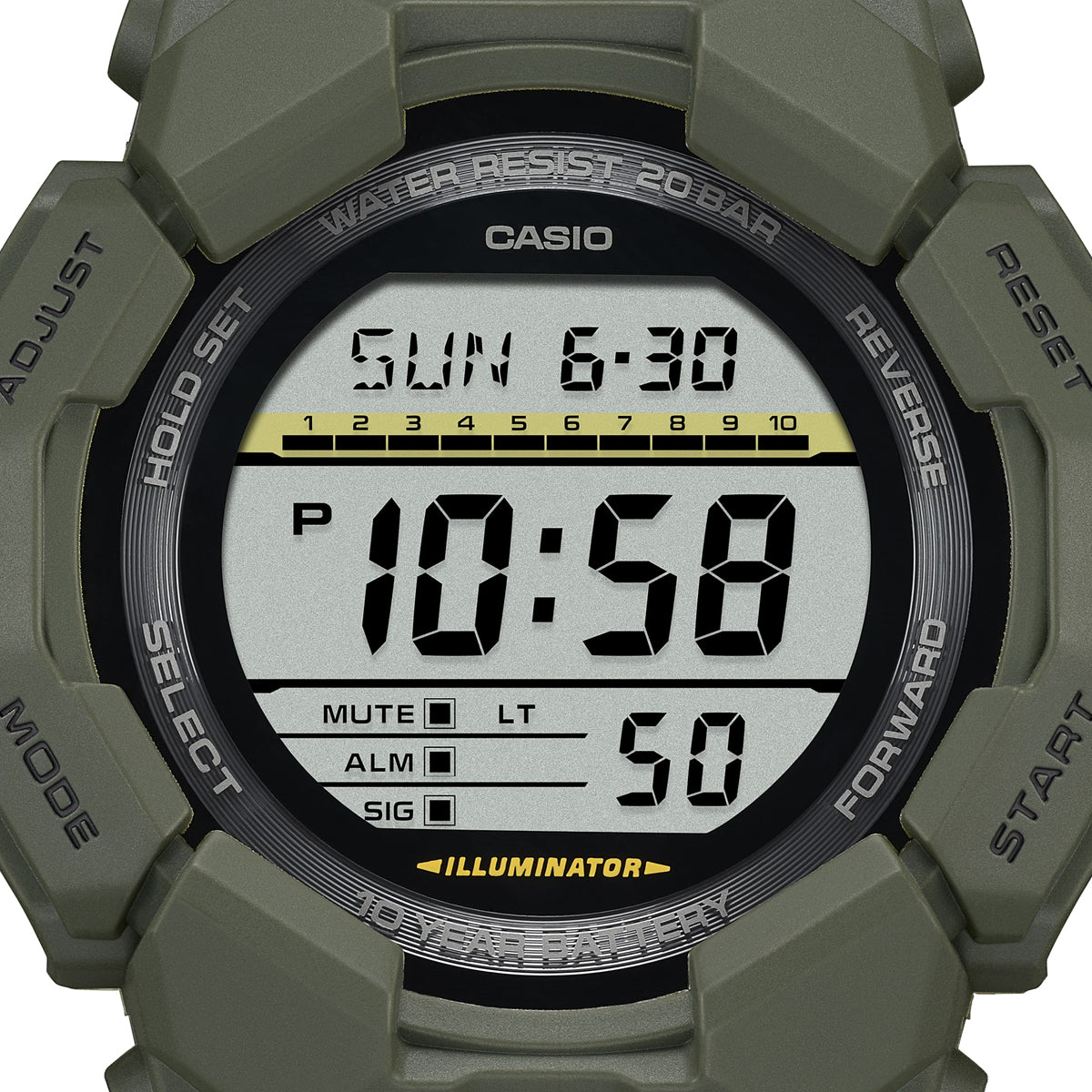 CASIO G-SCHOCK Mod. GRAND DIGIT - GREEN WATCHES