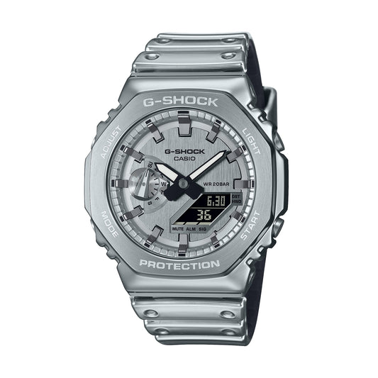 CASIO G-SHOCK Mod. G-STEEL - FINE METALLIC SERIES - SILVER WATCHES