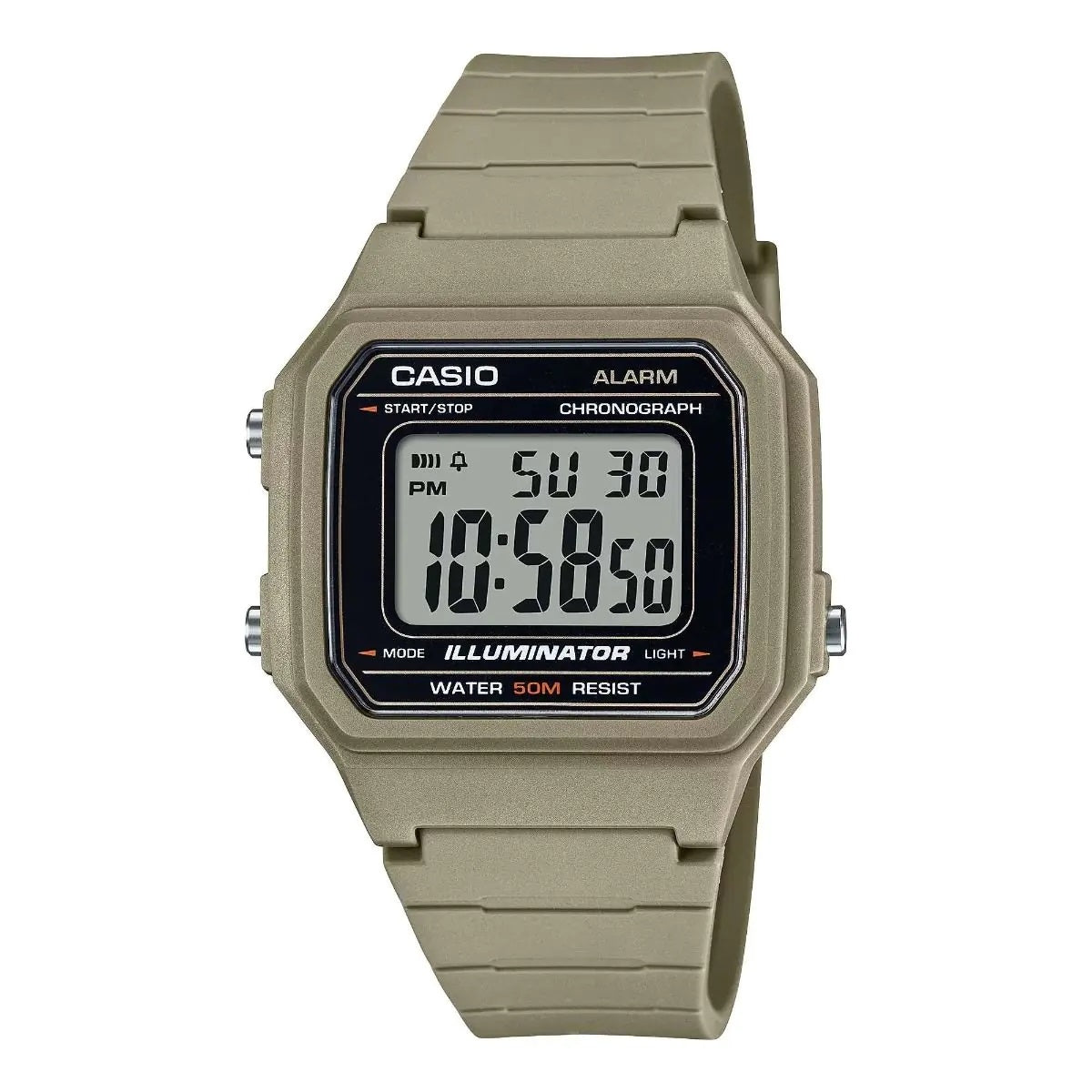 CASIO TIMELESS COLLECTION Mod. SPORT ILLUMINATOR WR 50M. ALARM. CHRONOGRAPH - SAND WATCHES