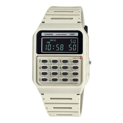 CASIO VINTAGE Mod. CALCULATOR EDGY COLLECTION - CREAM WATCHES